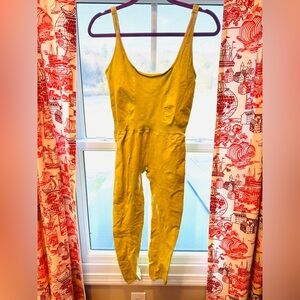 Free People Good Karma Onesie in Yellow Size M/L